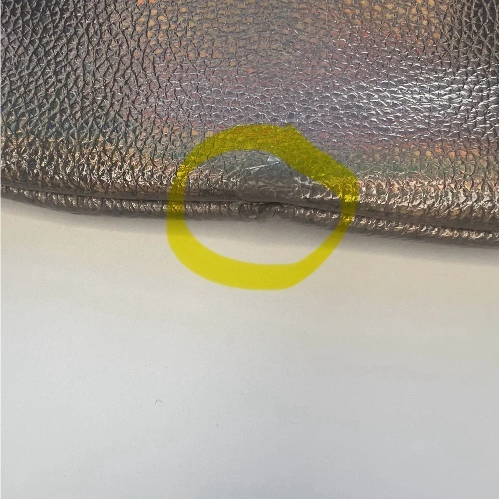 Juicy Couture Bronze iridescent Wristlet Clutch Some wear - look closely